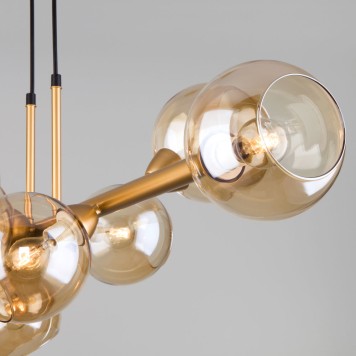 Люстра Eurosvet Roger 70113/8 Amber-1