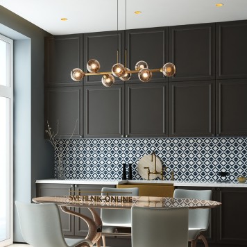 Люстра Eurosvet Roger 70113/8 Amber-6