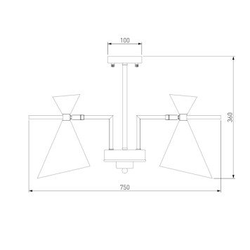 Светильник потолочный Eurosvet Apart Smart 70114/5-5