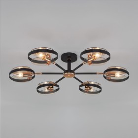 Светильник потолочный Eurosvet Gallo Smart 70121/6 Black