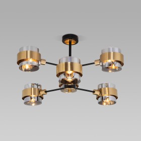Светильник потолочный Eurosvet Arcada 70127/6 Black Smoky