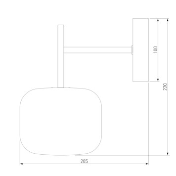 Бра Eurosvet Jar 70128/1 Gold-1