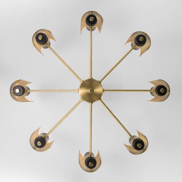 Светильник потолочный Eurosvet Grino 70139/8 Brass-2