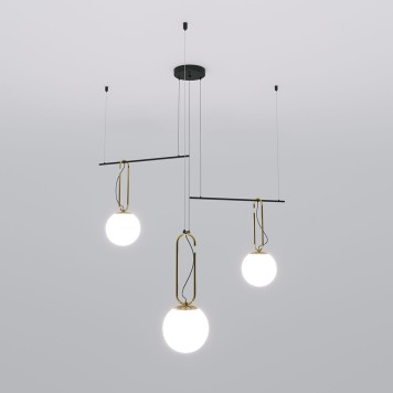 Люстра Eurosvet Riche Smart 70143/3 Black-2