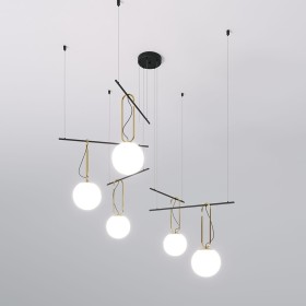 Люстра Eurosvet Riche Smart 70143/5 Black