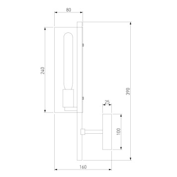 Бра Eurosvet Trompeta 70144/1 Brass-3