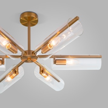 Светильник потолочный Eurosvet Trompeta 70144/6 Brass-2