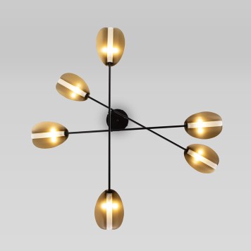 Светильник потолочный Eurosvet Grazia Smart 70148/6 Black Gold-3