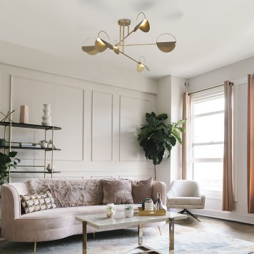 Светильник потолочный Eurosvet Grazia Smart 70148/6 Gold-1