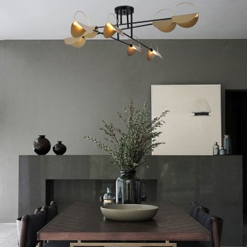 Светильник потолочный Eurosvet Grazia Smart 70148/8 Black Gold-1