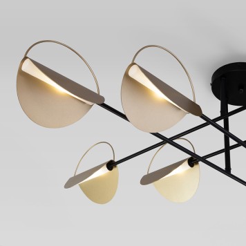 Светильник потолочный Eurosvet Grazia Smart 70148/8 Black Gold-2