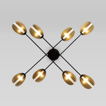 Светильник потолочный Eurosvet Grazia Smart 70148/8 Black Gold-3