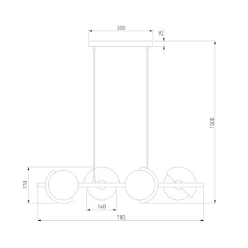 Люстра Eurosvet Moity 70149/4-5