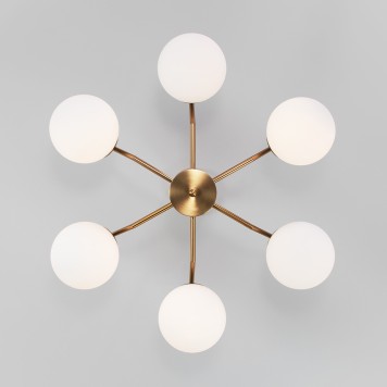 Светильник потолочный Eurosvet Frost 70154/6 Brass-4