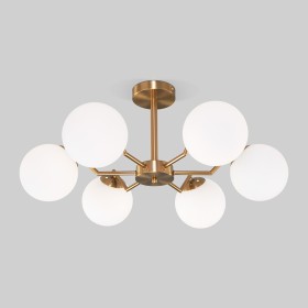 Светильник потолочный Eurosvet Frost 70154/6 Brass