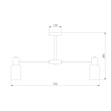 Светильник потолочный Eurosvet Vegga 70160/8 Brass-1