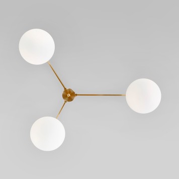 Светильник потолочный Eurosvet Opaline 70220/3 Brass-2