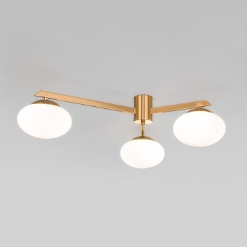 Светильник потолочный Eurosvet Opaline 70220/3 Brass