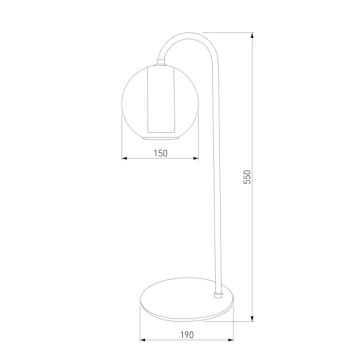 Лампа настольная Eurosvet Cobble 80508/1 Smoky-2