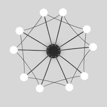 Люстра Eurosvet Ragno 90034/10-4