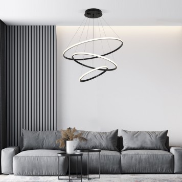 Люстра Eurosvet Collars 90264/3 Black-2