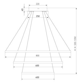 Люстра Eurosvet Collars 90264/3 Black-8