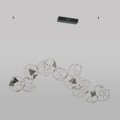 Люстра Eurosvet Uma 90368/14 Black Pearl