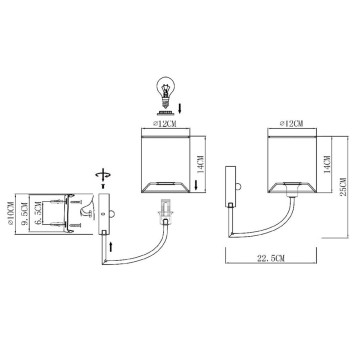 Бра Evoluce Ellisse SLE1119-301-01-4