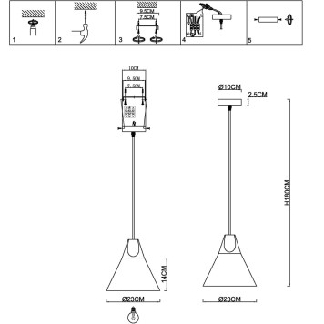 Люстра Evoluce Modica SLE125103-01-5