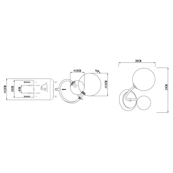 Бра Evoluce Formae SLE220921-02-4