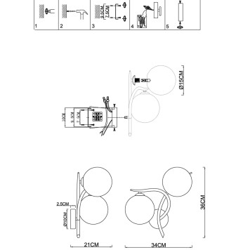 Бра Evoluce Artu SLE2210-201-02-4