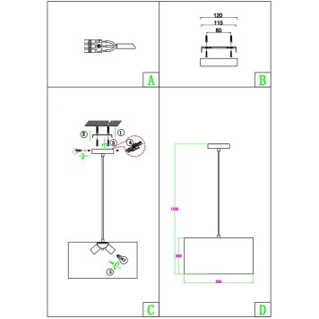 Люстра Evoluce Brescia SLE300503-03-1