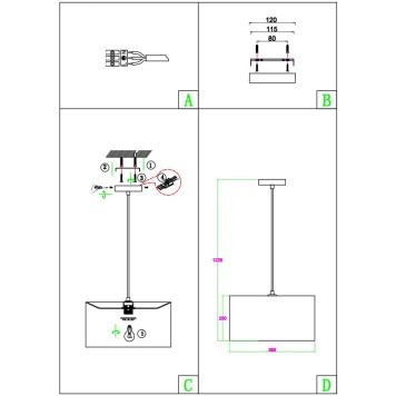 Люстра Evoluce Brescia SLE300553-01-1