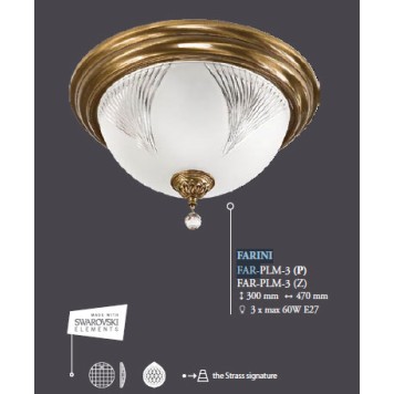 Светильник потолочный Kutek Farini FAR-PLM-3(P)-3
