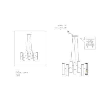 Люстра Favourite Ultra 1600-13P-5
