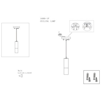 Люстра Favourite Ultra 1600-1P-3