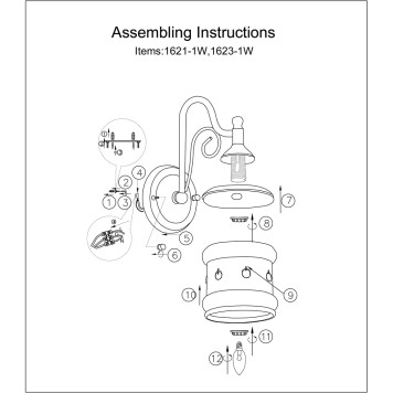 Бра Favourite Arabia 1621-1W-4