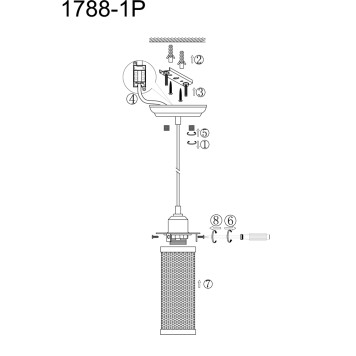 Люстра Favourite Strainer 1788-1P-4