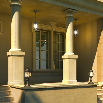 Уличный потолочный светильник Favourite Paris 1806-1P-2