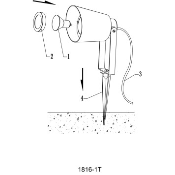 Уличный фонарь Favourite Relief 1816-1T-4