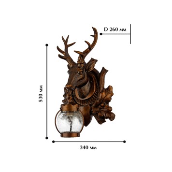 Уличный настенный светильник Favourite Hunt 1849-1W-3