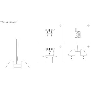 Люстра Favourite Conus 1853-2P-5