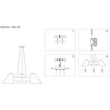 Люстра Favourite Conus 1853-3P-5