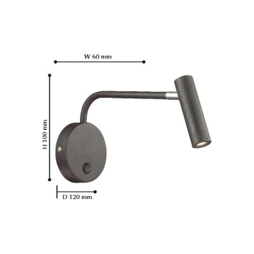 Бра Favourite Murum 1960-1W-3