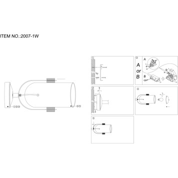 Бра Favourite Ampolla 2007-1W-3
