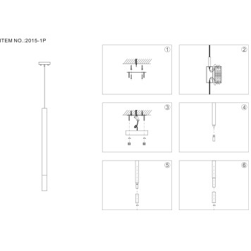 Люстра Favourite Pendenti 2015-1P-3