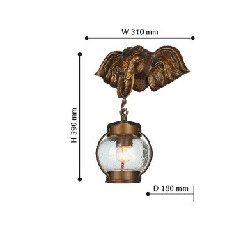 Уличный настенный светильник Favourite Hunt 2031-1W-2