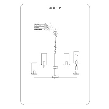 Люстра Favourite Assembly 2060-18P-10