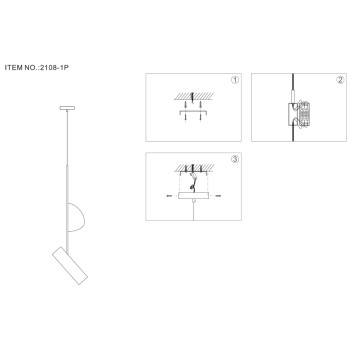 Люстра Favourite Tube 2108-1P-3