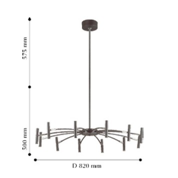 Люстра Favourite Cornetta 2121-12P-4